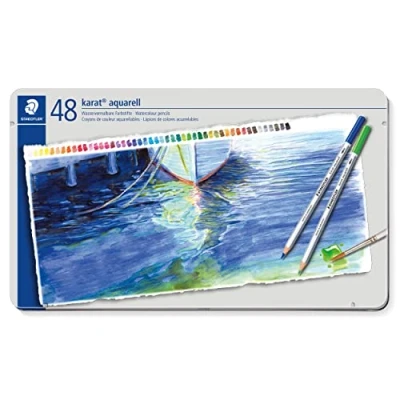 Abbildung von STAEDTLER Farbstift karat aquarell 125 M48 sortiert 48 St./Pack.