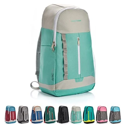 Abbildung von meteor 10 und 20L Kuhl Rucksack Kühltasche Isolier Lunch Kühlbox Picknick EIS Campingtasche tashe Outdoor Reisentashe (10 L, Meer/Grün)