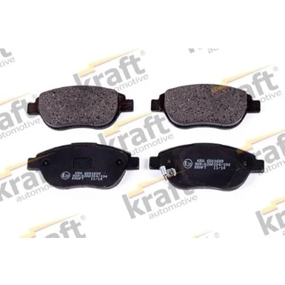 Abbildung von KRAFT 6001699 Bremsbelagsatz Vorderachse inkl. Verschleißwarnkontakt OPEL: Corsa D Schrägheck