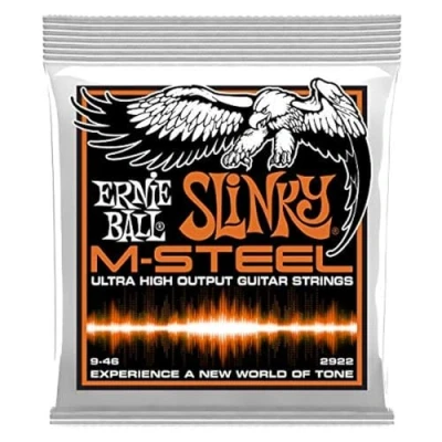 Abbildung von Ernie Ball Hybrid Slinky M Steel E Gitarrensaiten, Stärke 9 46