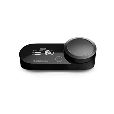 Abbildung von SteelSeries GameDAC Gen 2 (Xbox) Hi Res Audio Verstärker ESS Sabre Quad DAC KI gestützte Geräuschunterdrückung 360 Grad Surround Sound Zertifizierung PC, Xbox, PS5, PS4
