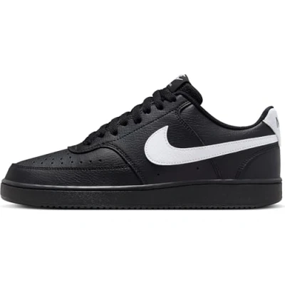 Abbildung von Nike Herren Court Vision Lo Sneaker, Black/White Black, 39 EU