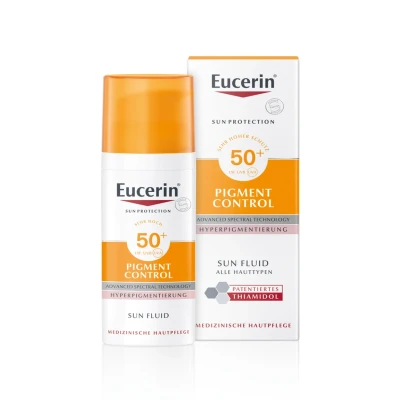 Abbildung von Eucerin Sonnenschutz SUN Pigment Control Fluid LSF 50+ Sonnenschutz, Größe: 50 ml,