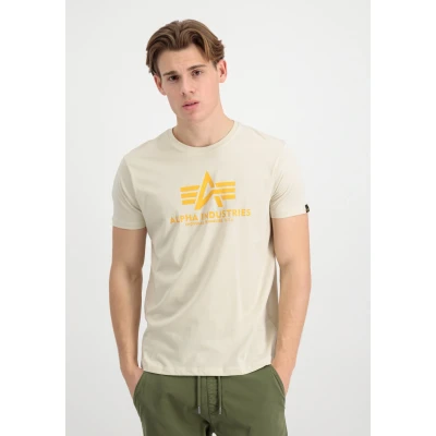 Abbildung von Alpha Industries Herren Basic T Shirt, vintage white, L