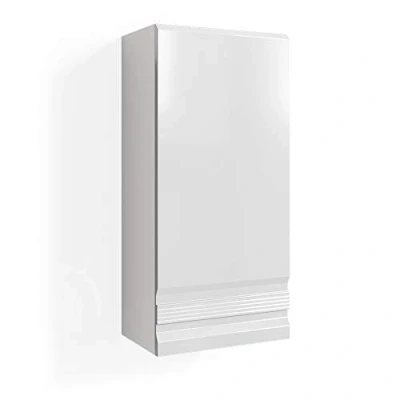 Abbildung von Vicco Hängeschrank Freddy, Weiß Hochglanz, 36 x 77 cm