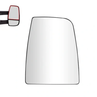 Abbildung von SENZEAL Spiegelglas Rechts Beifahrerseite Beheizbar mit Trägerplatte für Ford Transit MK8 2014 2022 1823986 Außenspiegel Glas Ersatz (Oben Rechts)