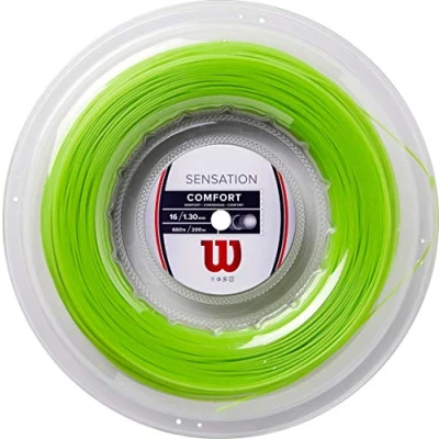 Abbildung von Wilson Unisex Adult Sensation Reel Tennissaite, Neon Green, 16 G EU
