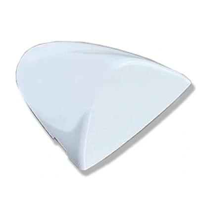 Abbildung von Motorrad Passagier Hinten Beifahrer Sitz Motor Verkleidung Hard Cover für Kawasaki Ninja ZX6R 2003 2004 Z750 Z1000 2006 (Weiß)