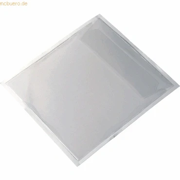 Abbildung von Durable Selbstklebetasche (Pocket fix, für CD/DVD, m.Klappe, 127 x mm) 10 Stück, transparent, 808019