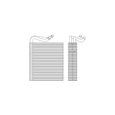 Abbildung von DELPHI TSP0525202 Verdampfer ohne Expansionsventil