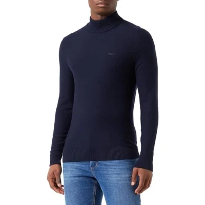 Abbildung von BOSS AVAC Strickpullover, Herren, Größe: Medium, Dark blue