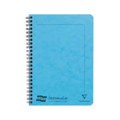 Abbildung von Clairefontaine 482/1146Z Heft Europa Notemaker mit Spiralbindung 60 Blatt mikroperforiert 14,8x21 cm 90g liniert, 1 Stück, Türkis