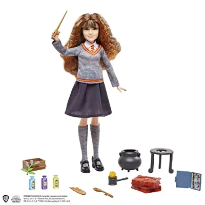 Abbildung von Harry Potter Anziehpuppe Hermine Granger mit Vielsaft Trank Puppe Mattel