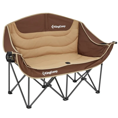 Abbildung von Camping Sofa Duo Deluxe Doppel Lounge 2Personen Klapp Stuhl Couch 200kg