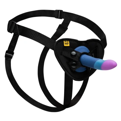 Abbildung von Strap on Set „Piccolo Pegging Kit“ mit Dildo und verstellbarem Umschnallgurt