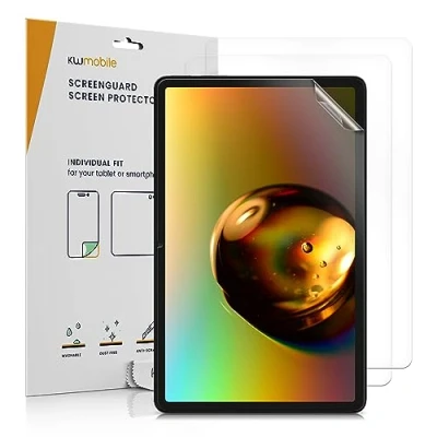 Abbildung von kwmobile 2X Schutzfolie kompatibel mit Amazon Fire Max 11 Folie klar Full Screen Tablet