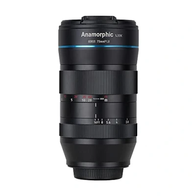 Abbildung von SIRUI 75mm f1.8 1.33x APS C Anamorphes Prime Objektiv Objektive Lens Lenses Modell SR75(E Mount)