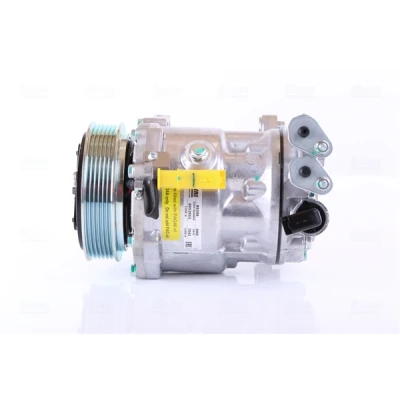 Abbildung von NISSENS 89398 Kompressor SD7C16 12 PAG 46 R 134a CITROËN: C5 3, III Kombi, C6 Limousine, PEUGEOT: 407 SW, 607 Limousine