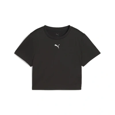 Abbildung von Puma TAD ESSENTIALS Kurzes figurbetontes T Shirt Damen Black Größe: XXL