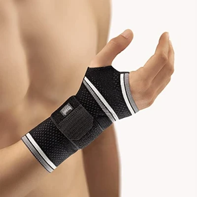 Abbildung von Bort Manubasic Bandage rechts L plus schwarz