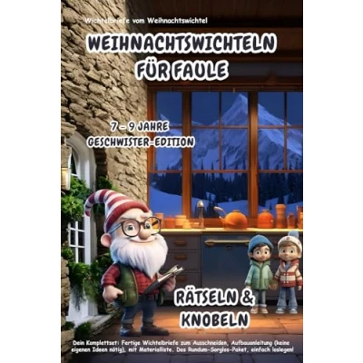 Abbildung von Wichtelbriefe vom Weihnachtswichtel Weihnachtswichteln für Faule: Rätseln &amp; Knobeln (7 9 Jahre) Geschwister Edition: Komplettset: Fertige ... Ideen nötig). Das Rundum Sorglos Paket!