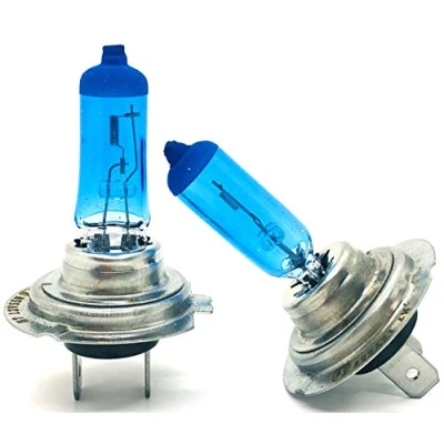 Abbildung von INION 2x Stück H7 55W 12V PX26D Xenon Optik GAS Halogen Lampen Glühlampen Super White Birnen Autolampen Zugelassen im Bereich der StVZO