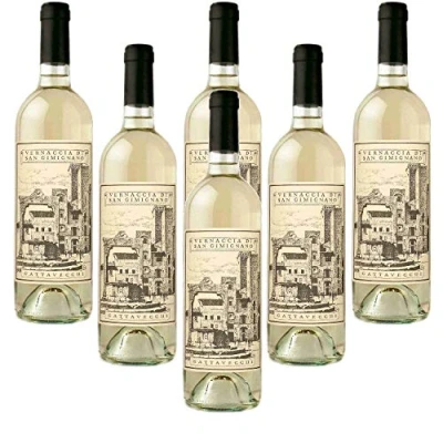 Abbildung von Vernaccia di San Gimignano DOCG Gattavecchi Italianischer Weißwein (6 flaschen 75 cl.)