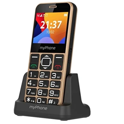 Abbildung von MP myPhone Halo 3 Seniorenhandy Ohne Vertrag 22&quot; Großtastenhandy Schnurloses Telefon Schnurlos Handy für Senioren mit Ladestation Bluetooth Kamera Notruftaste Taschenlampe