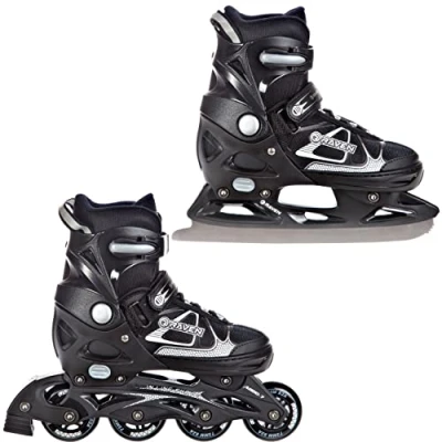 Abbildung von Rollschuhe 2in1 Einstellbare Spirit Schwarz