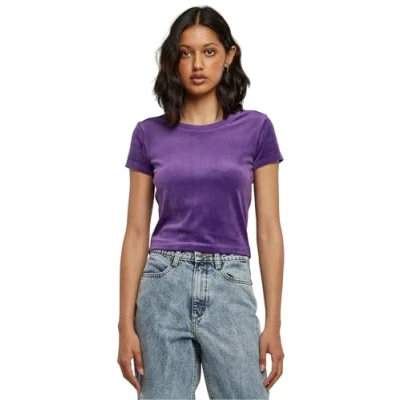 Abbildung von Urban Classics Tshirt basic, Damen, Größe: 5XL, Realviolet