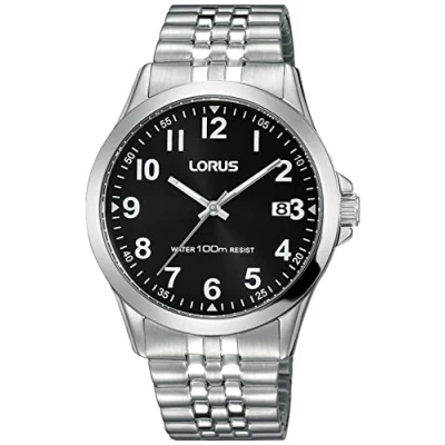 Abbildung von Lorus Klassik Herren Uhr Edelstahl mit Metallband RS971CX9