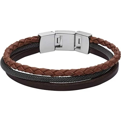 Abbildung von Fossil Armband silvercoloured, Herren, Größe: One Size, Silver coloured
