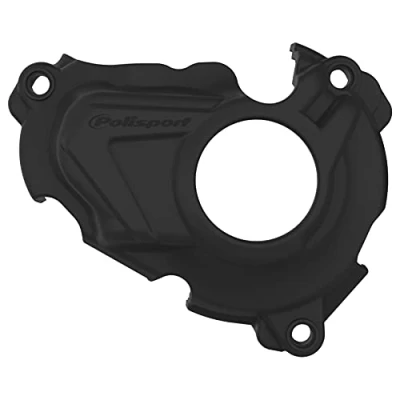 Abbildung von POLISPORT 8471000001 Zünddeckelschutz aus schlag und abriebfestem Polyamid kompatibel mit Motorrädern Yamaha in Farbe schwarz