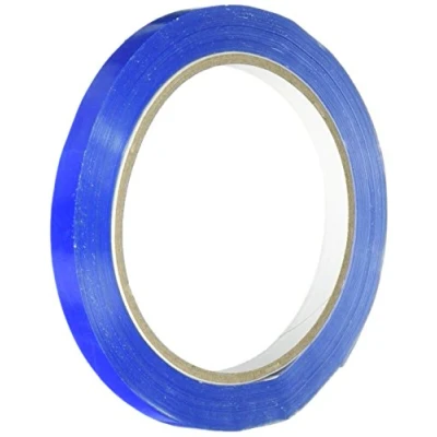 Abbildung von LSM 221507 9 mm x 66 m PVC Tasche Hals Tape Blau (6 Stück)
