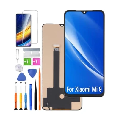 Abbildung von HLYGZX Ersatz Display für Xiaomi Mi 9 LCD Bildschirm incell, M1902F1G Touch Digitizer Assembly Reparaturteile Kit
