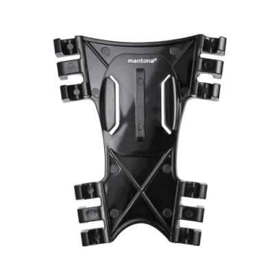 Abbildung von Mantona 360 Befestigungsclip (geeignet für GoPro Schnellspann Halterung, Hero 11 10 9 8 7 6 5 4 3+ 3 2 1, Session und andere kompatible Action Cams, drehbar, flache Ausführung)