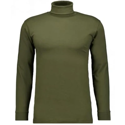 Abbildung von RAGMAN Herren Basic Rollkragenshirt Langarm 3XL, Dunkelgrün 393