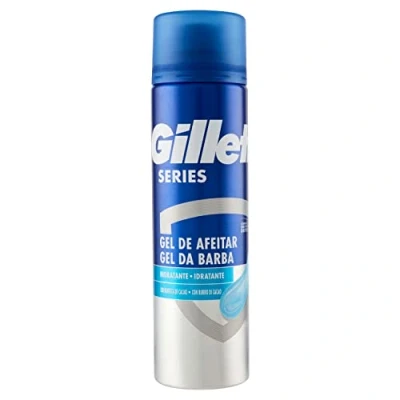 Abbildung von Gillette Series Feuchtigkeitsspendendes Rasiergel mit Kakaobutter für Herrenrasierer, 200 ml