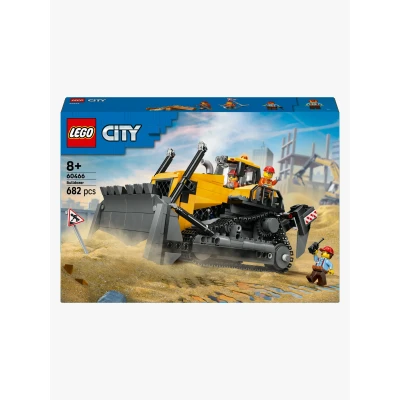 Abbildung von 60466 City Gelber Bulldozer mit Frontlader, Konstruktionsspielzeug