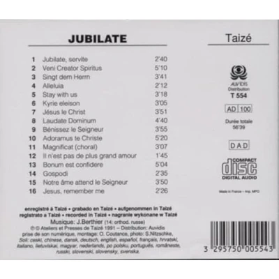 Abbildung von Gesänge aus Taize: Jubilate