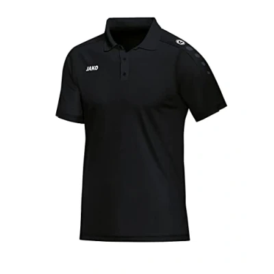 Abbildung von JAKO Fussball Teamsport Textil Classico Poloshirt, Herren, Größe: Small, Schwarz