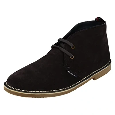 Abbildung von Ben Sherman Hunt BEN3044 S13 Herren Schnürschuhe, Wildleder, blau, 44 EU
