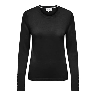 Abbildung von ONLY Rundhalspullover ONLJULIE LIFE LS BUTTON O NECK CC KNT