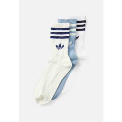 Abbildung von adidas Originals Unisex 3 PACK Socken, Größe: 34 36, white tactile/blue/cream