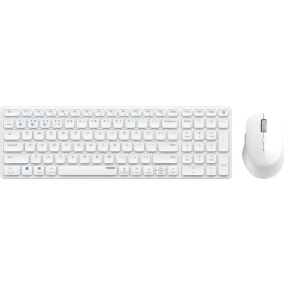 Abbildung von Rapoo 9700M kabelloses Tastatur Maus Set, Bluetooth, 2.4 GHz, 1600 DPI und Set