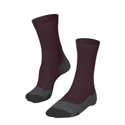 Abbildung von FALKE Damen Wandersocken TK2 Explore Cool W So Lyocell Funktionsmaterial antiblasen dick 1 Paar, Rot Barolo 8526, 39 40