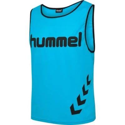 Abbildung von hummel Unisex Kinder lijfje fundamental training bib Leibchen, Neon Blue, S EU