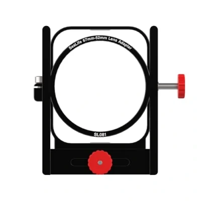 Abbildung von SeaLife SL081 67 mm 52 Objektivadapter nur für SportDiver Gehäuse ermöglicht einfache horizontale und vertikale Objektivbewegungsanpassungen