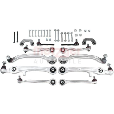 Abbildung von METZGER 59000448 Querlenker Reparatursatz Vorderachse mit Befestigungsmaterial AUDI: A6 C6 Limousine, Avant, Allroad