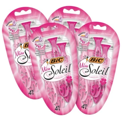Abbildung von BIC Einwegrasierer Miss Soleil Rasierer Damen, 2 x 8 mit je 3 Klingen, 16 tlg.